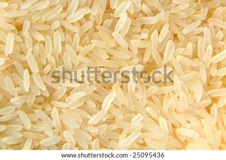 Uncooked rice. It is possible to use the background.
