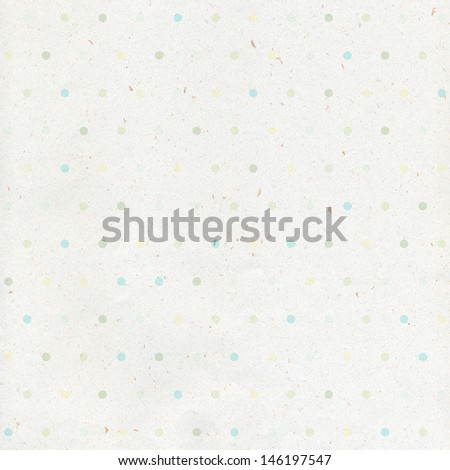 Vintage paper with polka dots. Abstract paper background