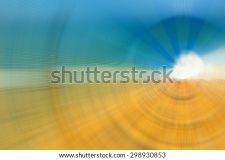Abstract background rays of colorful light. Beautiful rays of light. Abstract image of traffic. Blurred image of colored light. Blurred light from the spotlights. Place for text. Lights. sea and beach