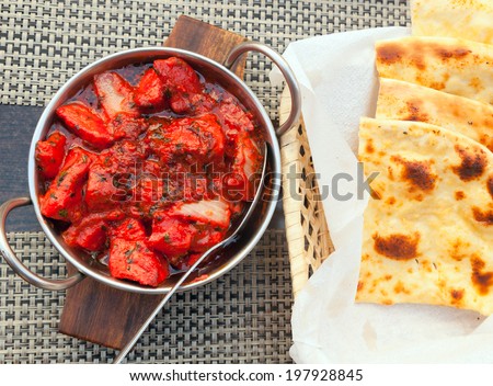 Chicken Tikka Masala, traditional Indian cuisine