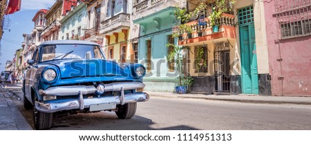 Similar – Image, Stock Photo American vintage car in Cuba