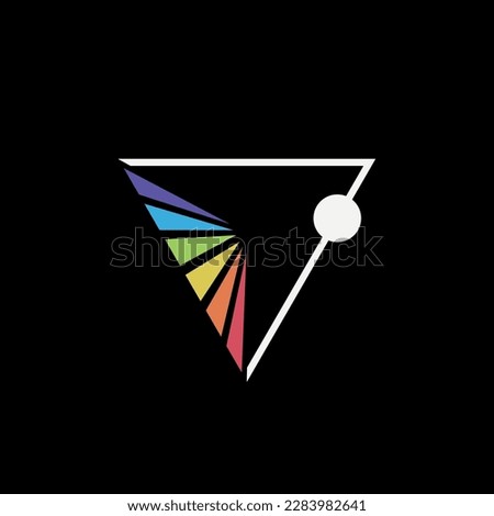 a white light through prism dispersion icon