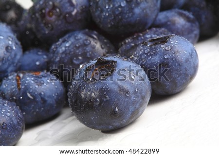 blueberry background fine closeup image diet food