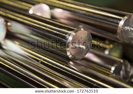 polished titanium and aluminum rods and pipes