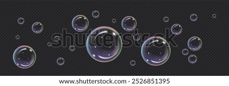 Similar – Image, Stock Photo blown up | soap bubble