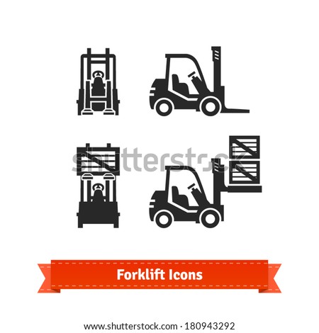 Forklift Clipart Black White | Free download on ClipArtMag