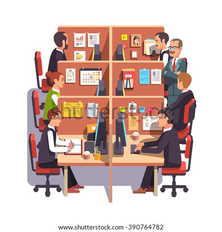 stock-vector-cubicle-office-work-space-with-employees-at-the-desks-and-supervising-boss-flat-style-color-modern-390764782.jpg