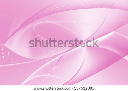 Pink abstract design with wavy and curve background