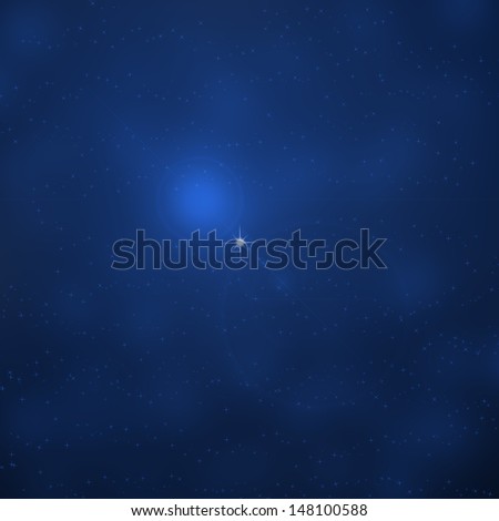 abstract glowing on navy blue background
