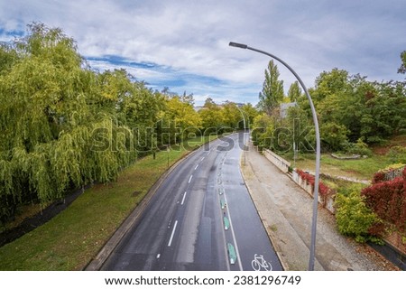 Similar – Image, Stock Photo Reflection in the Landwehrkanal in Berlin