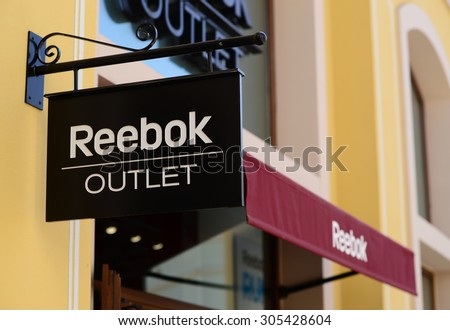 MALLORCA - JULY 31, 2015: Reebok Store in Festival Park Outlet in Mallorca.