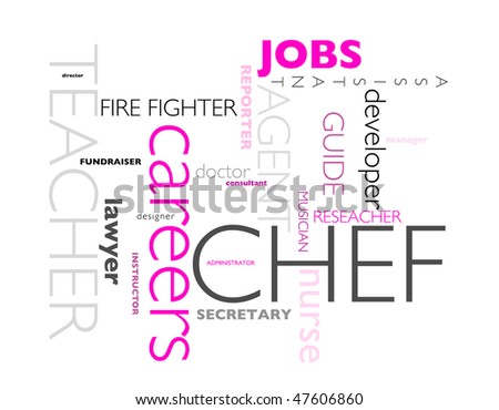 jobs and careers concept poster design isolated over a white background