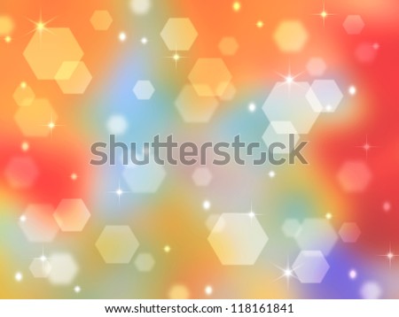 Rainbow abstract background with bokeh highlights. Bright and tender basis for design holiday cards or title