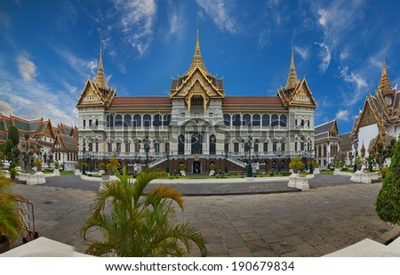 The Grand Palace is a complex of buildings at the heart of Bangkok, Thailand. The palace has been the official residence of the Kings of Siam (and later Thailand) since 1782.