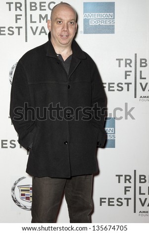 NEW YORK - APRIL 18: Paul Giamatti attends world premiere of \'Almost Christmas\' during the 2013 Tribeca Film Festival  on April 18, 2013 in New York
