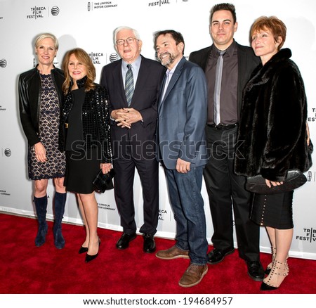 NEW YORK, NY - APRIL 18: C Richards, M Thomas, P Donahue, P Schopper, Ke Patterson and C Glassell attend the \'All About Ann: Gov Richards of the Lone Star State\' during the 2014 Tribeca Film Festival
