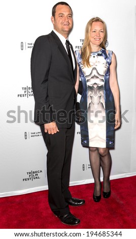 NEW YORK, NY - APRIL 18: Producers Jamie Patricof (L) and Lynette Howell attends the \'Alex of Venice\' screening during the 2014 Tribeca Film Festival at SVA Theater