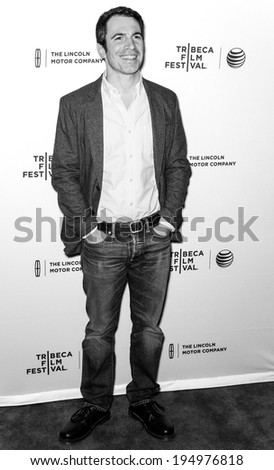 NEW YORK, NY - APRIL 18: Director/actor Chris Messina attends the \'Alex of Venice\' screening during the 2014 Tribeca Film Festival at SVA Theater
