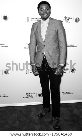 NEW YORK, NY - APRIL 18: Actor Derek Luke attends the \'Alex of Venice\' screening during the 2014 Tribeca Film Festival at SVA Theater