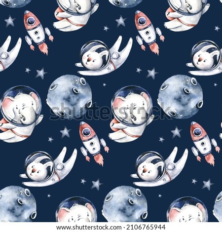 Girls T-Shirt Smiling Happy Fluffy Cat Wearing Spacesuit In Space Kids Boys
