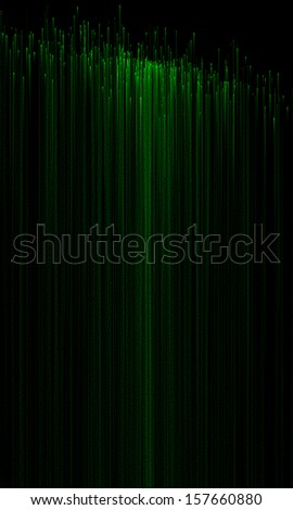 abstract Green technology background over black