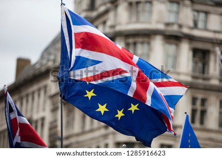 Similar – Foto Bild Brexit Fahne Union Jack