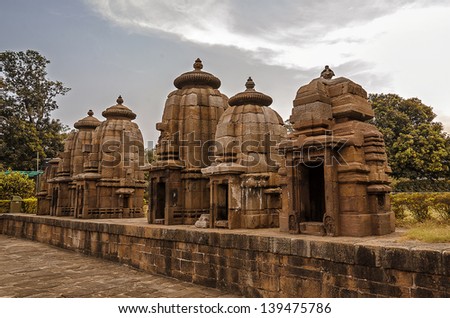 Bhubaneswar, India - Mukteswar Temple is an ancient Hindu temple built in 970 AD with sand stones on Kalinga Architecture. It is dedicated to Lord Shiva.