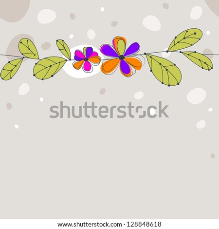 cute floral background, rasterized vector. You can find also vector file in my portfolio.