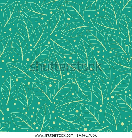seamless leaves, rasterized vector. Vector file is also available in my portfolio.