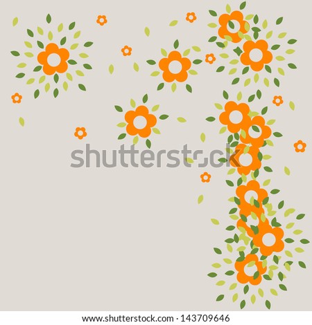 floral background, rasterized vector. Vector file is also available in my portfolio.