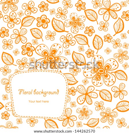 seamless floral background, rasterized vector. Vector file is also available in my portfolio.