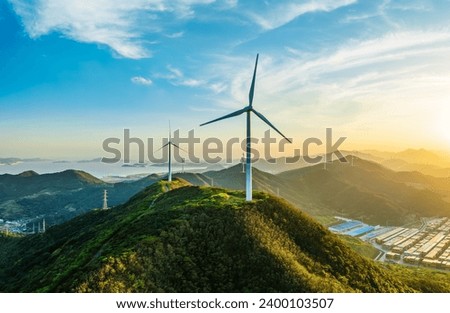 Similar – Image, Stock Photo Scenery of hill near sea on cloudy day