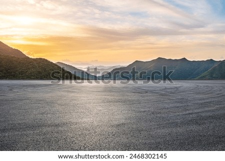 Similar – Image, Stock Photo mountain road and sky with sunbeams in Georgia