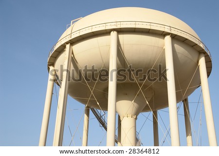 city water reservoir close-up