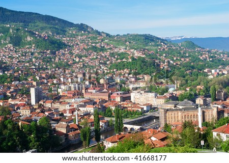 Sarajevo - Bosnia and Herzegovina - Landscape view