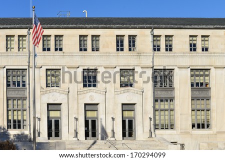 Department of Interior Building in Washington DC, United States