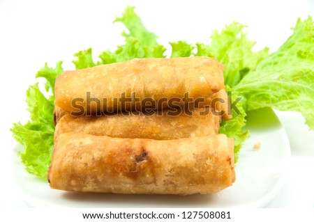 Spring roll is a snack you can eat when you  hungry