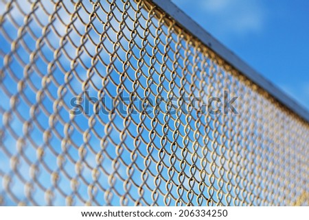 Grid fence close up #3