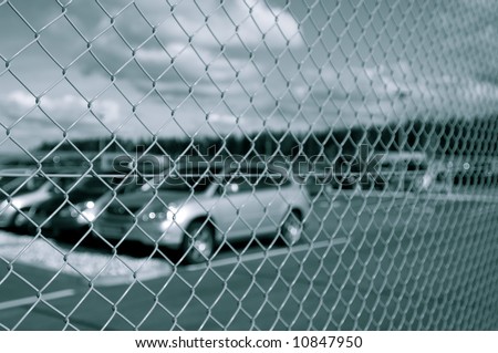 Similar – Image, Stock Photo Behind the fence