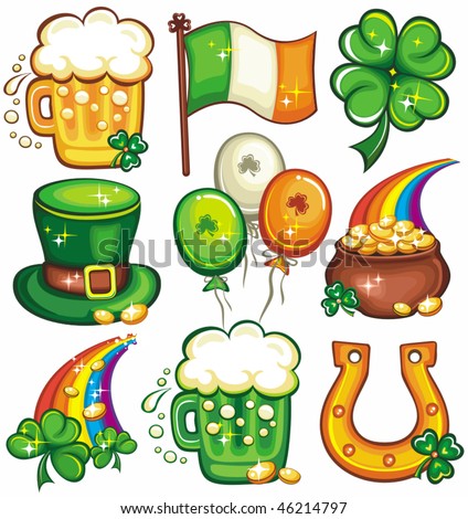 St. Patrick's Day icon set series  2