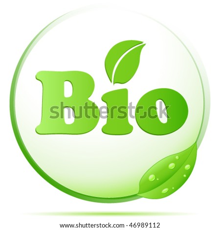 Bio Button Vector Illustration - 46989112 : Shutterstock