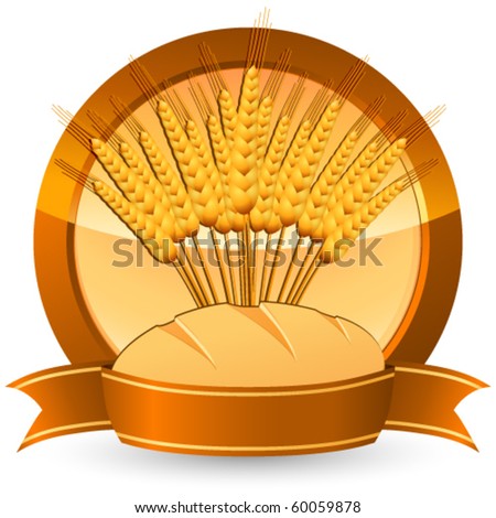 Bread And Wheat Sign - Vector Illustration - 60059878 : Shutterstock