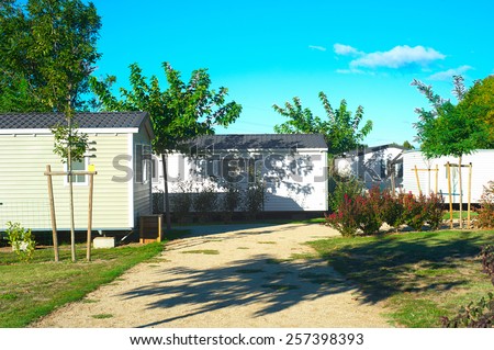 Similar – Image, Stock Photo Bungalows Camping site