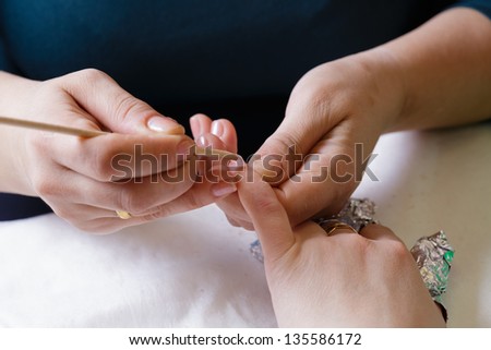 The Procedure for Nail Care - Cuticle removal