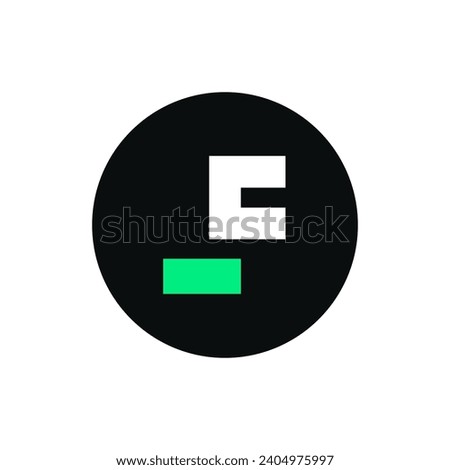 First Digital USD (FDUSD) coin icon isolated on white background.