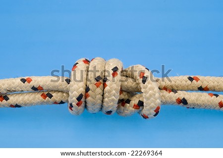 knot for the Marine to connect to anchor
