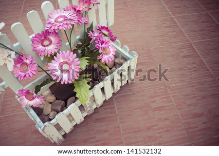 Fake flowers for interior decoration