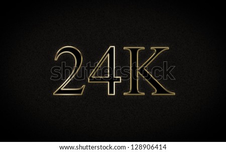 24k Gold Stock Photo 128906414 : Shutterstock