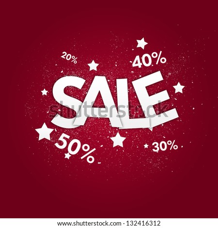 Sale poster and discount