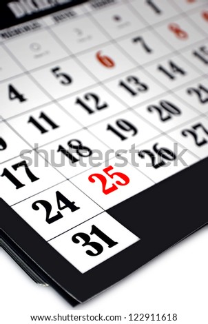 On Monday December 31 will be the last year of 2012, so it deserves a more prominent lighting in this calendar./The last day of 2012